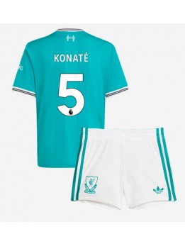 Liverpool Ibrahima Konate #5 Replika Tredje Kläder Barn 2025-26 Kortärmad (+ byxor)